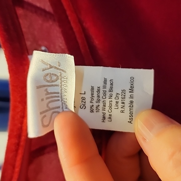 Velvet Rhinestone Pants - Picture 5 of 5